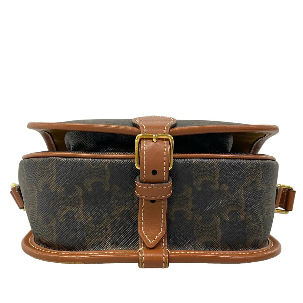 Celine Medium Folco Bag Tan Triomphe #334474C17B - Picture 5 of 15